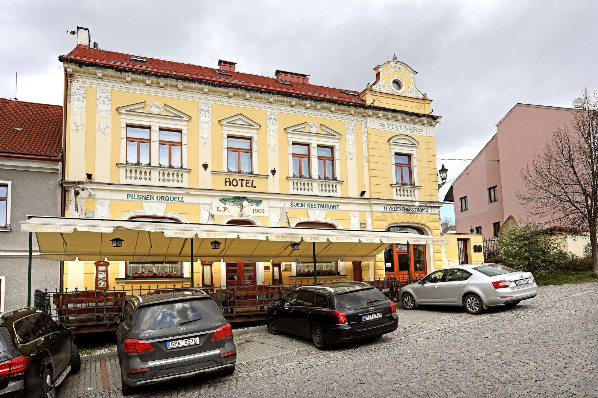 Hotel U Zeleneho Stromu Nepomuk Exterior foto
